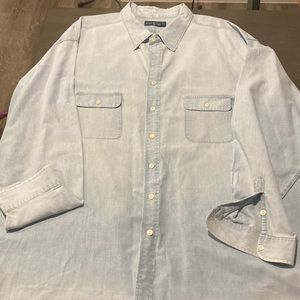 vintage Ralph Lauren RL Naval Reserve chambray shirt 5X